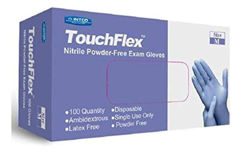 Touchflex Ngpf7002-v1 - Guante De Examen De Nitrilo, Con Cla