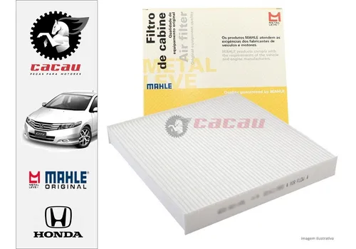 Filtro Cabine Ar Condicionado Honda New Fit City Mahle La607 Filtro Cabine Ar Condicionado Honda New Fit City Mahle La607