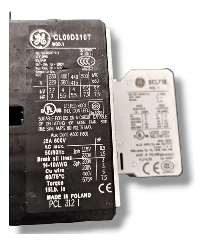 General Electric Cl00d310t + Bclf10 (Usado)