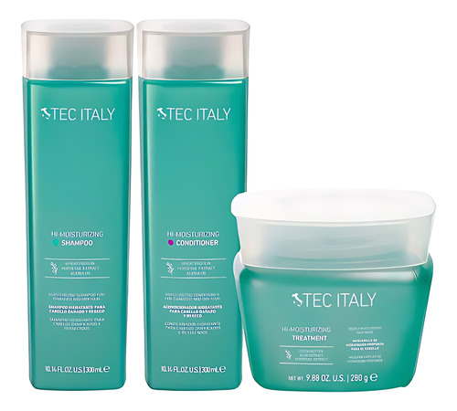 Kit Tec Italy Moisturizing Sham+acon+tratam