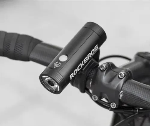 1 Rockbros Luz De Bicicleta De Noche Viaje Fuerte Linterna
