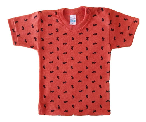Imagen 5 de 7 de Playera Para Niño 6 Piezas Manga Corta 100% Algodón 1-3 Años