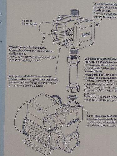 Imagen 4 de 6 de Press Control Sensor De Flujo Bomba De Agua 110v 60hz