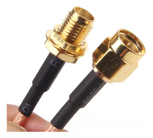 Cable Rg316 Sma Macho A Conector Hembra Sma Jumper Pigtail