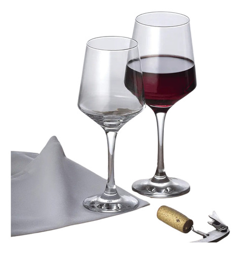 Jogo 12 Taças Vidro Brunello 490ml Duralex Vinho Tonica Gin