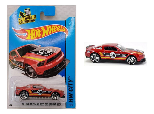 Ford Mustang Boss 302 Laguna Seca 2012 Hot Wheels