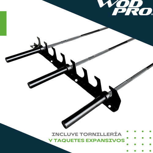 Rack Almacenamiento Para 8 Barras Olímpicas Soporte Robusto