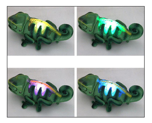Rc Chameleon Turn Rc Animal Toys Retreat Light Up Preying
