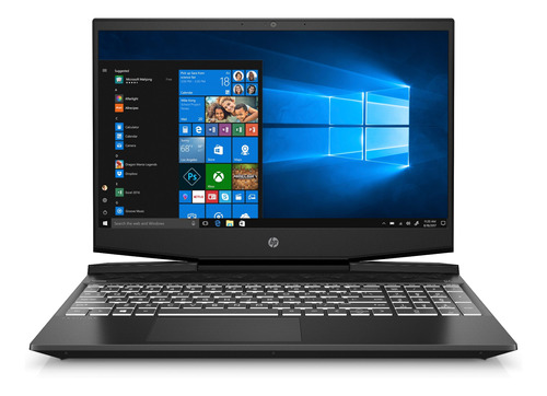 Notebook gamer  HP Pavilion 15-dk0056 negra 15.6", Intel Core i5 9300H  8GB de RAM 256GB SSD, NVIDIA GeForce GTX 1650 60 Hz 1920x1080px Windows 10 Home