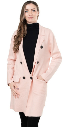 Imagen 1 de 8 de Suéter Tejido De Punto Fino, Abrigo Blazer, Invierno.