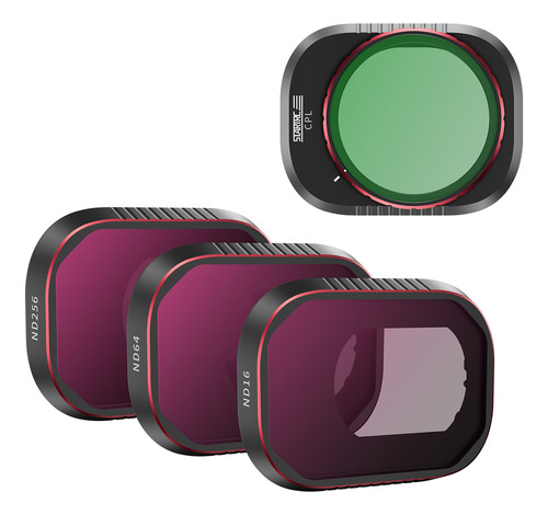 Kit De Filtros Filters Lens, Paquete De 4 Filtros Nd16/nd64/