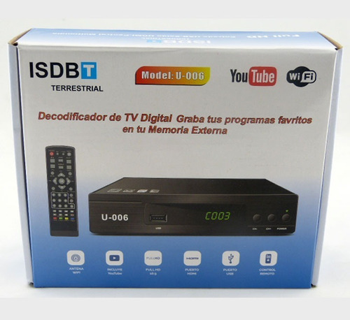 Decodificador De Tv Digital Full Hd 1080p Real Lcd,plasma