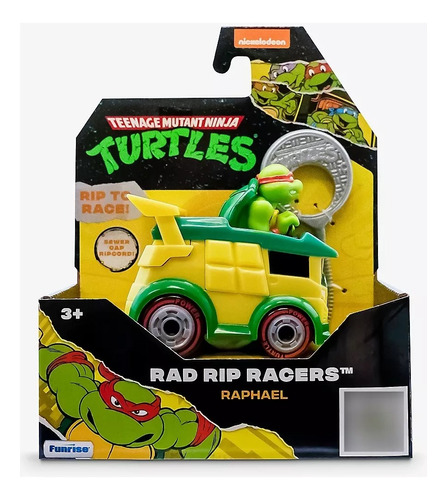 Tortugas Ninja Rad Rip Racers Autos A Cuerda Original