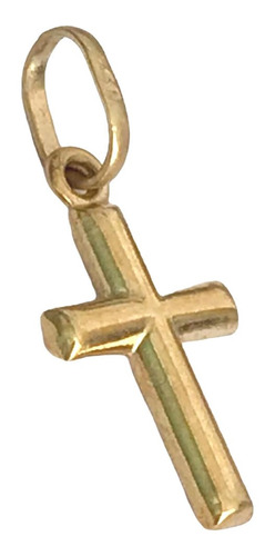 Pingente Crucifixo Frente Verso Cruz Em Ouro 18k