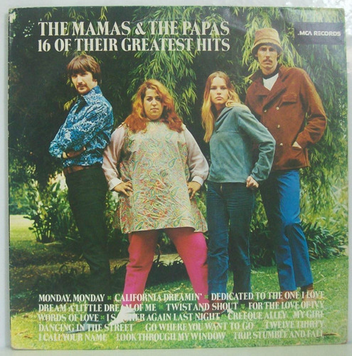 The Mamas & The Papas 16 Of Their Greatest Hits Lp Vejam !!!