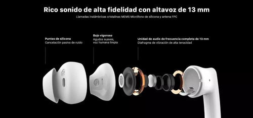 Auriculares Mobvoi Ticpods Con Cancelación De Ruido Activa