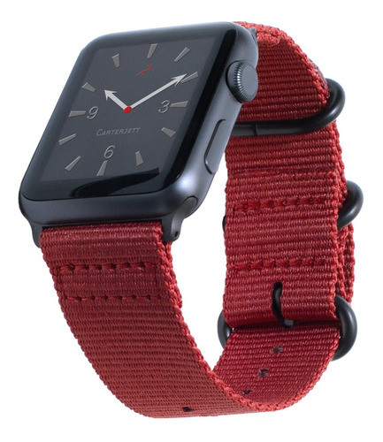 Malla Nylon Para Apple Watch (38/40mm) Carterjett [746znjn3]