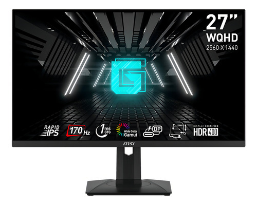 Monitor Gamer MSI con pantalla de 27in 170Hz 127V y resolución WQHD - Excelente (Reacondicionado)