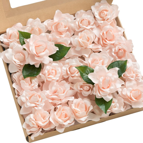 Ling's Moment Flores De Boda Artificiales Gardenia De 2.7 Pu