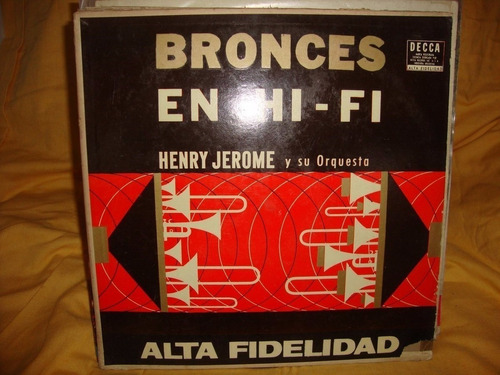 Vinilo Henry Jerome Y Su Orquesta Bronces En Hi Fi O2