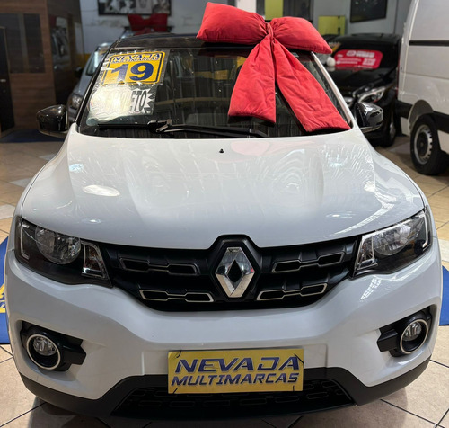 Renault Kwid 2019 1.0 Flex Intense Manual Completo Branco