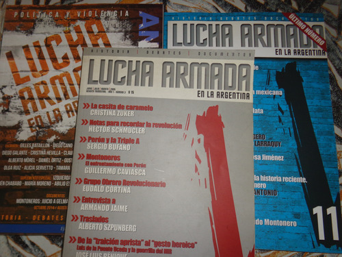 Lucha Armada En La Argentina - N° 3 - N° 11 Y Anuario 2014
