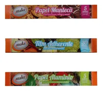 Comprar Papel Aluminio 5mts Papel Manteca 5mts Film Adherente 30 Mts