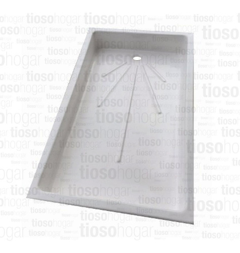 Imagen 4 de 10 de Receptaculo Ducha Rectangular Plato 120x70 Cm Anti Envio