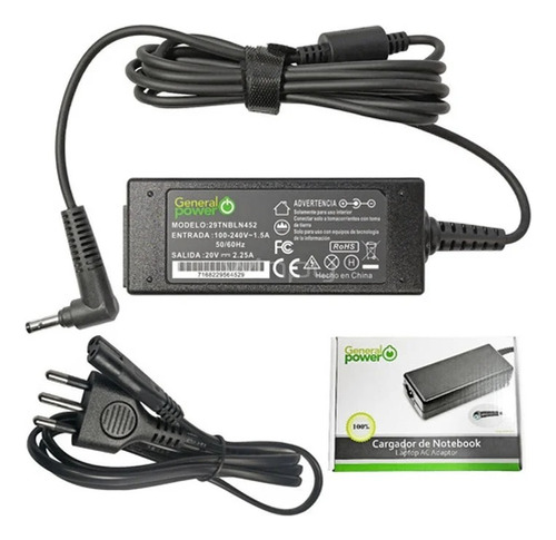 Cargador Alternativo Lenovo 20v 2.25a 45w