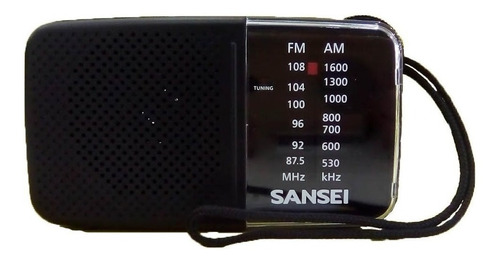 Radio Portatil Ultracompacta Am/fm Sansei Rx7 De Bolsillo