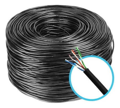 Cabo Cftv Rede Cat5e Utp 4 Pares Caixa 305 Metros Nfe