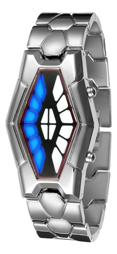 Fanmis Relojes Binarios Led Azules Para Hombre Relojes Chapa