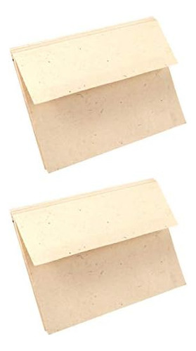Sobres De Papel Plantables Con Semillas Hechos A Mano, 10 Un