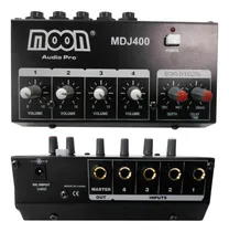 Comprar Mini Mixer 4 Canales Micrófonos Y Linea By Dancis