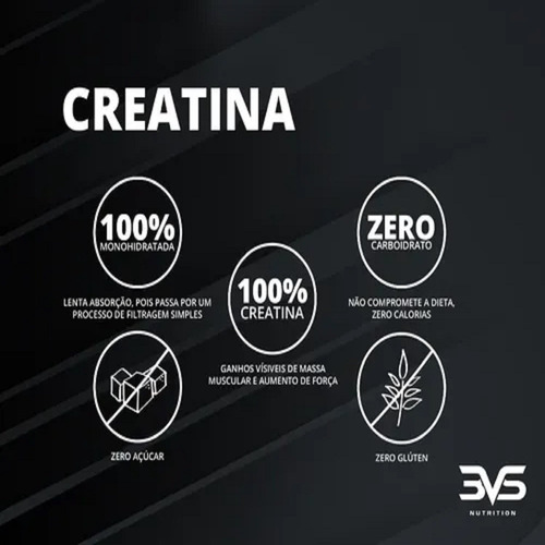 Imagem 3 de 6 de Creatina Powder Saborizada 300g - 3vs Nutrition