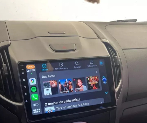 Multimídia Car Play Chevrolet S10 Lt 2012 Até 2016 Wi-fi/9p