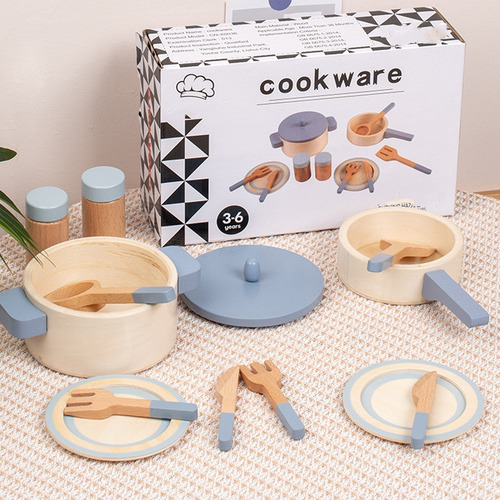 Juego De Utensilios De Cocina Simulados Para Cocina Infantil
