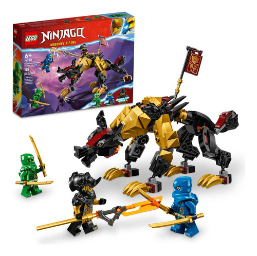 Kit Lego Ninjago Sabueso Cazadragones De Imperium 71790 3+ Cantidad de piezas 198