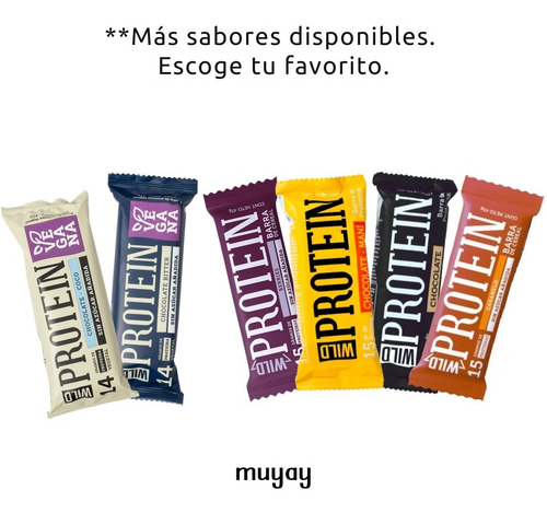 Imagen 2 de 3 de Barritas Wild Protein - 16 Unidades