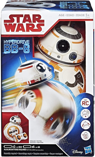 Bb8 Hyperdrive Rc Control Remoto Star Wars Luces Y Sonidos