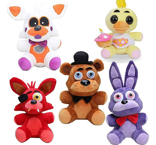 Five Nights Plushies-juego De Juguetes De Figuras De Peluche