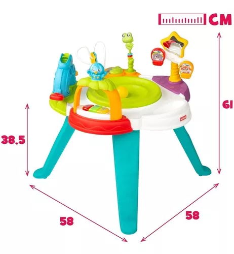 Centro De Actividades Para Bebe 2 En 1 Mesa Silla Winfun