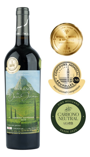 Abolengo De Don Juan Cab Sauv Vino Tinto Mexicano C Medallas