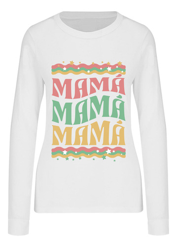 Playera Manga Larga Mamá - Día De Las Madres - Regalo Mamá