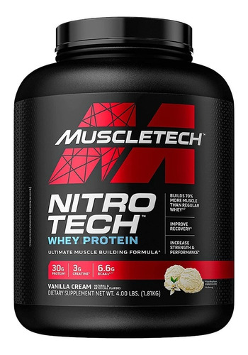 Muscletech Nitro-tech Proteína 4 Lb