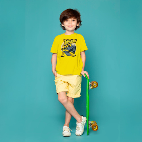 Playera Infantil Bumbleble Transformers Estilo Casual