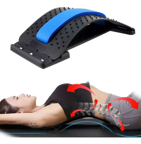 Imagem 1 de 6 de Apoio Encosto Lombar Massageador Para Alívio Postura Coluna