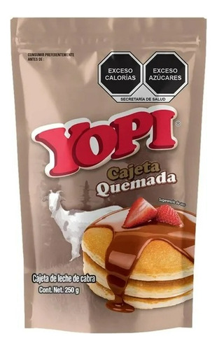 8 Pza Cajeta Yopi Quemada 250 G