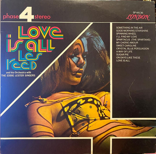 Disco Lp - Les Reed And His Orchestra / Love Is All. Album