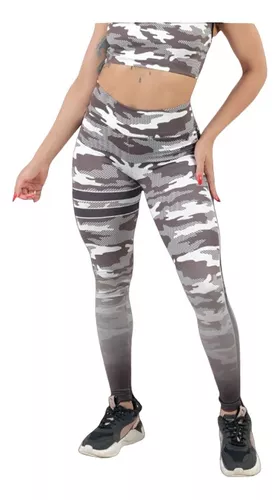 Calza Deportiva Camuflada Efecto Push Up Levanta Cola